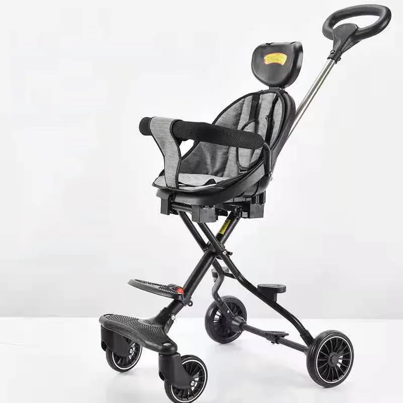 Baby Walking Car Trolley Portable Foldable Baby Stroller Toddler Bike Jogging Stroller Tricycle for Kids Tricycle Stroller Bike