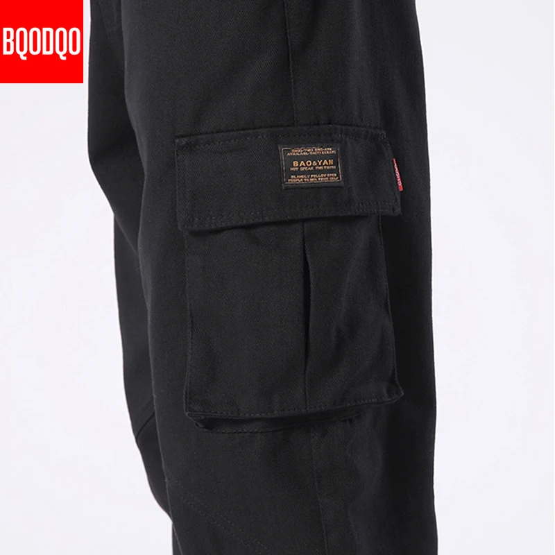 Армейский зеленый хлопок джоггеры повседневные шаровары для мужчин осенние