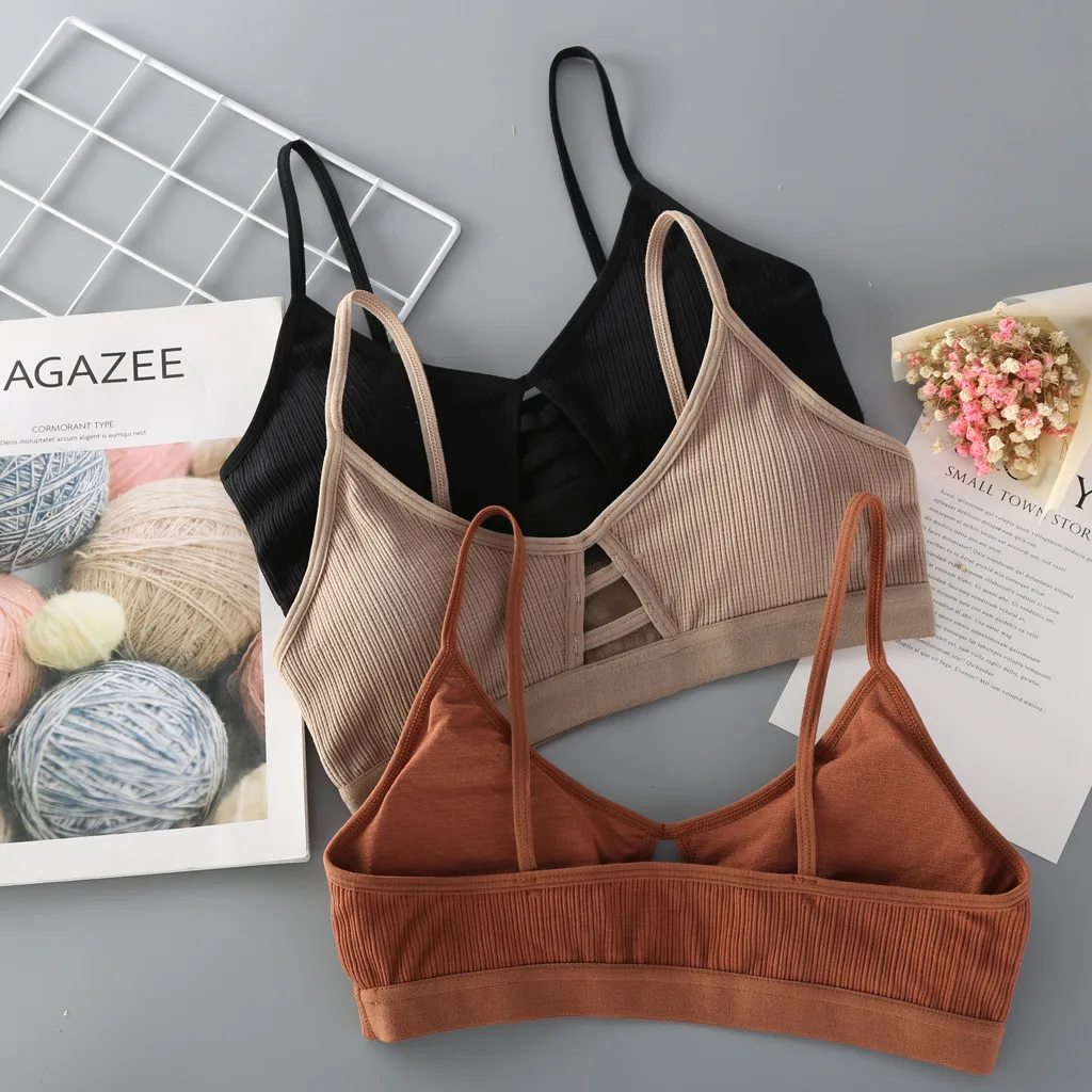 Женское нижнее белье сексуальный бюстгальтер однотонный бесшовный тонкий