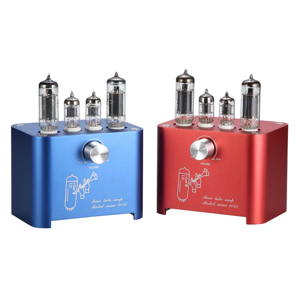Douk аудио мини 6J1+ 6P1 вакуумный ламповый усилитель стерео HiFi Настольный усилитель клапана мощности 3 Вт+ 3 Вт