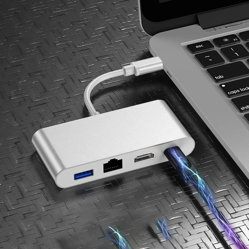 4 в 1 usb концентратор с портами usb c