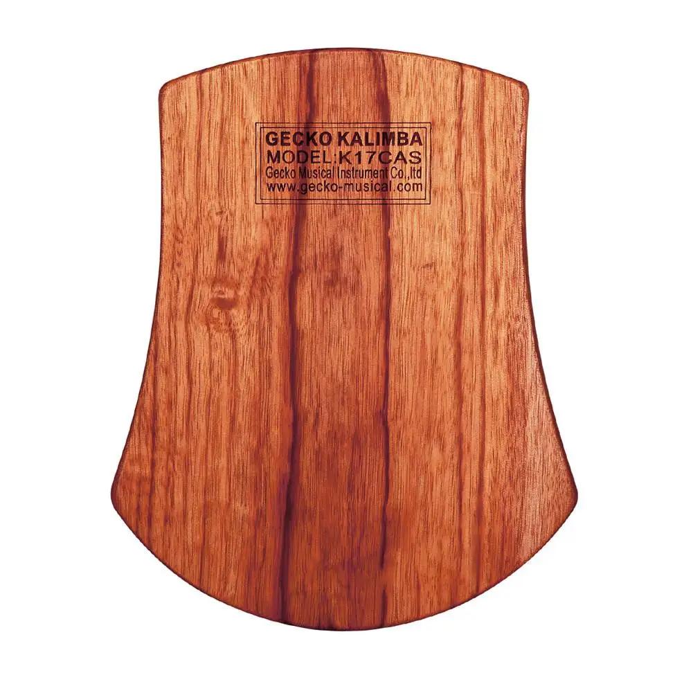 GECKO 17 клавиш Kalimba Африканский камфорный деревянный большой палец пианино