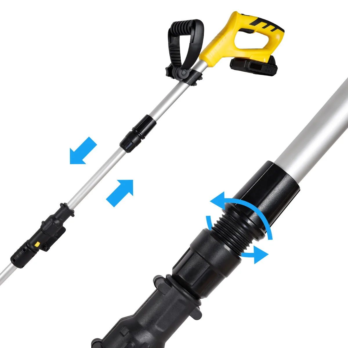 Ручной Мини-культиватор 20 в беспроводной садовый электроинструмент