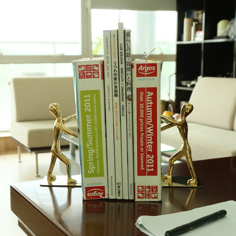 Кунг-фу злодей книжный шкаф творческая личность металлическая книжная подставка