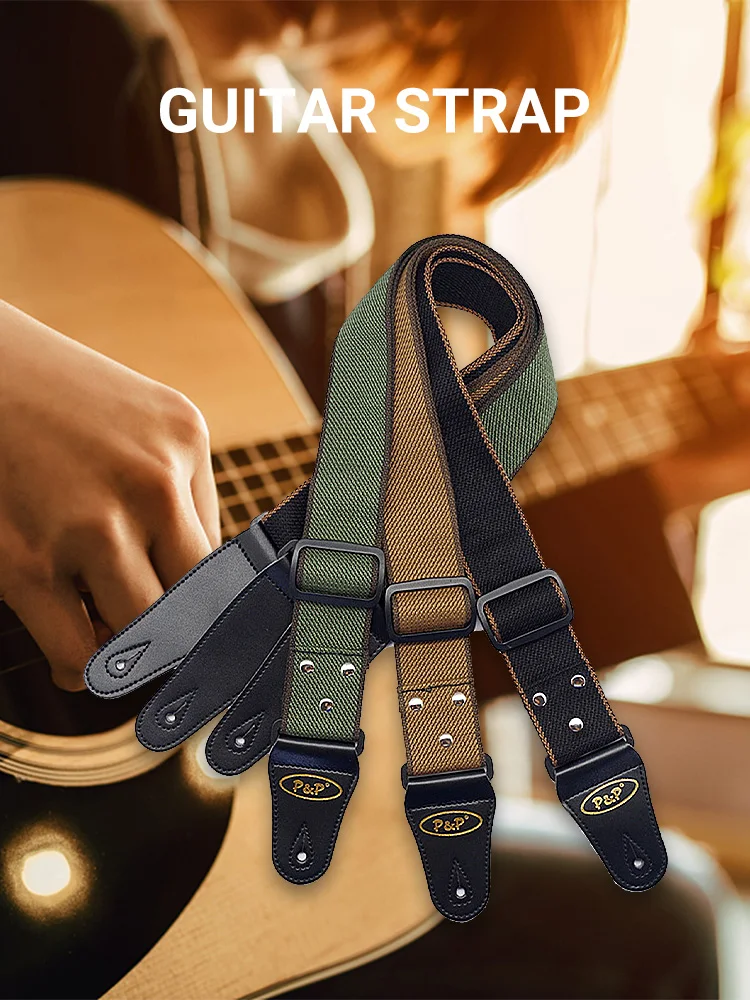 einstellbare reine baumwolle gitarre strap für akustische elektrische bass gitarre musical zubehör farben optional gitarre strap free global