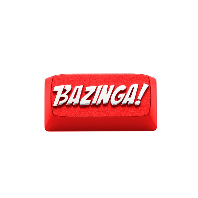 The big bang theory bazinga keycap металлические клавиши на клавиатуру для механической