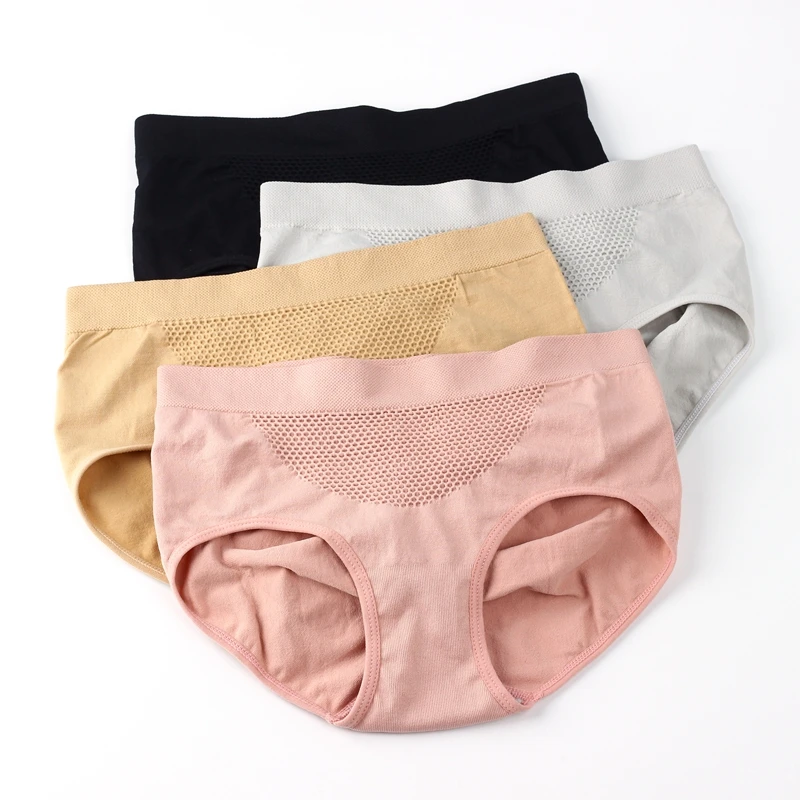 

Woman Shape Underwear Belly Control Shape Wear Daily Mid Waist Cotton Body Shape Panty Quality Butt Lifter Panties Black Beige