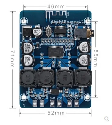 

Mini TPA3118 Bluetooth Digital power Amplifier Board 2x45W Stereo amplificador audio