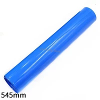pvc heat shrink tube 545mm width blue protector shrinkable cable sleeve sheath pack cover for 18650 lithium battery film wrap