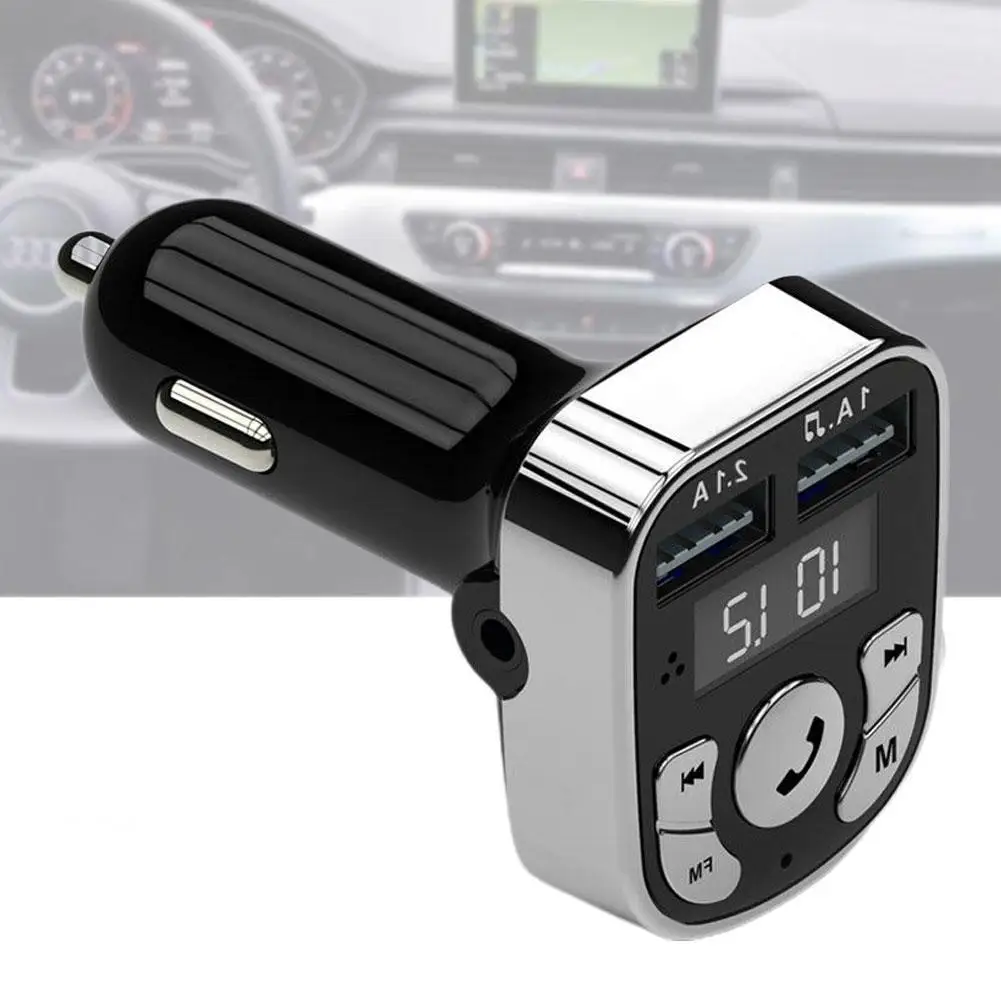 

USB Car Charger For Phone Bluetooth Wireless FM Transmitter Player WFM9-1001 Kit Music Car TF Charger MP3 Card USB Dual D9M7