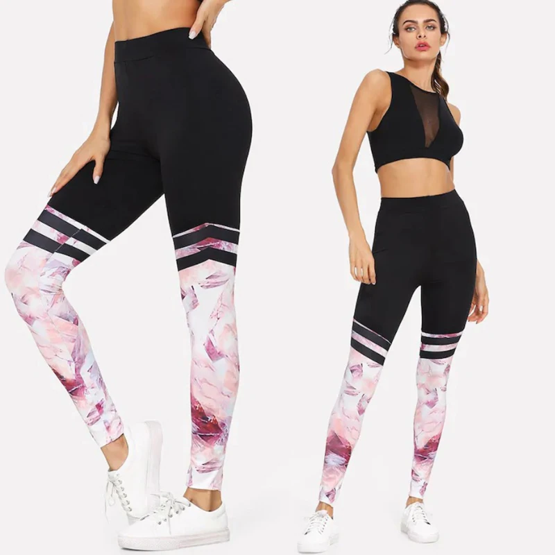 

Женские леггинсы с высокой талией, женские штаны для фитнеса и йоги, пикантные колготки Пуш-ап, спортивные Леггинсы для бега, фитнеса, тренаж...