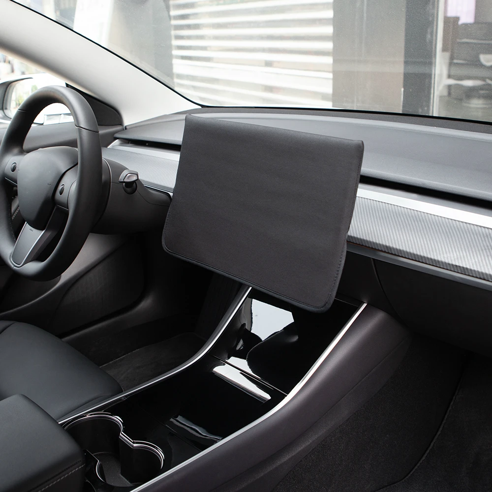 Для Tesla Model 3 -2020 черный козырек от солнца центральное управление Навигация экран