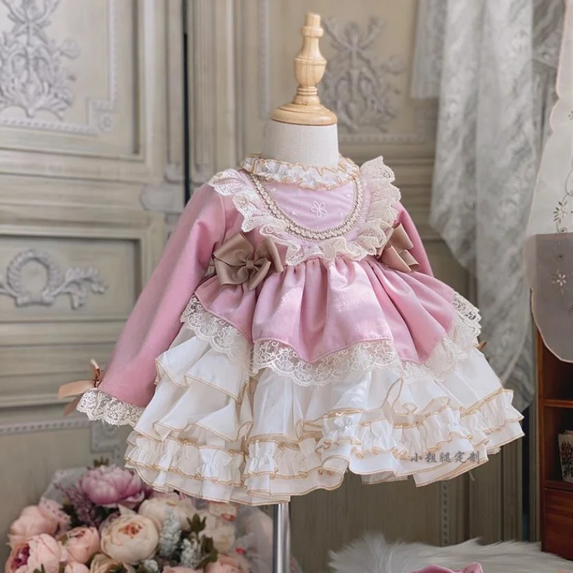 

Miayii Baby Girl Clothing Spanish Lolita Vintage Turkey Lace Ball Gown Birthday Party Easter Princess Dress for Girls Y3736