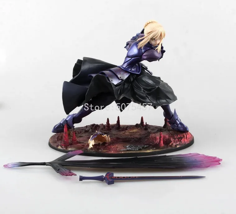18cm fatestay night anime figure saber alter vortigern action figure fatestay night alter figurine collection model doll gift free global shipping