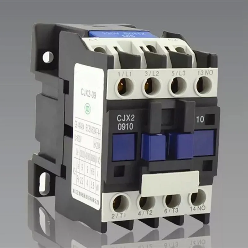 CJX2-0901 LC1 контактор переменного тока 9A 3 фазы 3-полюсные NC катушка Напряжение 380V 220V