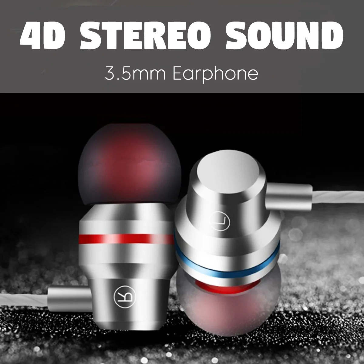 INSMA 3 5 мм вкладыши проводные наушники стерео Спортивная гарнитура цветов с