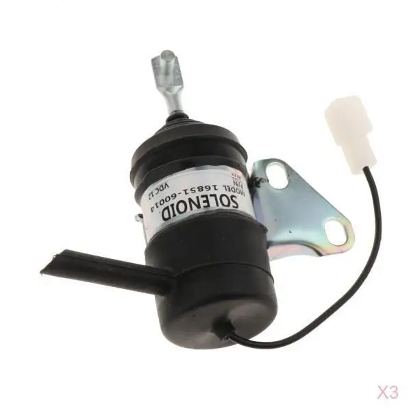 MagiDeal 3x16851-60014 Электромагнитная катушка выключения подачи топлива для экскаватора