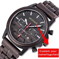 wood stop watch man engraving customize logo brand name personalized quartz timepiece male %d1%87%d0%b0%d1%81%d1%8b %d0%b6%d0%b5%d0%bd%d1%81%d0%ba%d0%b8%d0%b5 waterproof in gift box