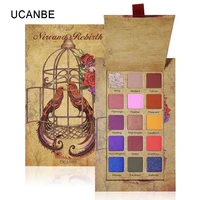 ucanbe 15 colors cageling matte shimmer eyeshadow palette long lasting creamy pigmented shimmer pressed pearls makeup eye shadow