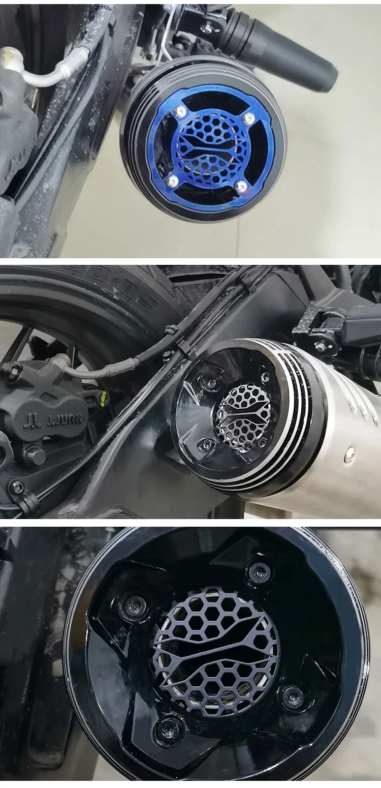 

For CFMOTO 700 CLX 700CLX 700CL X Motorcycle Accessories Stainless Steel Exhaust Pipe Inner And Outer Protection Net