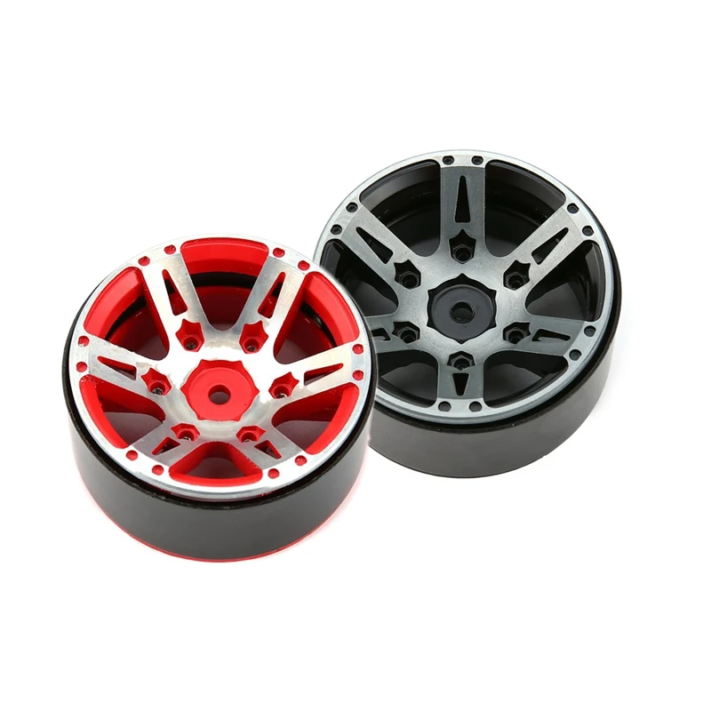 

1.9in Metal Wheel Rims for Axial SCX10 90046 Traxxas TRX4 D90 Off Road Monster Truck RC Crawler Car Upgrade Parts