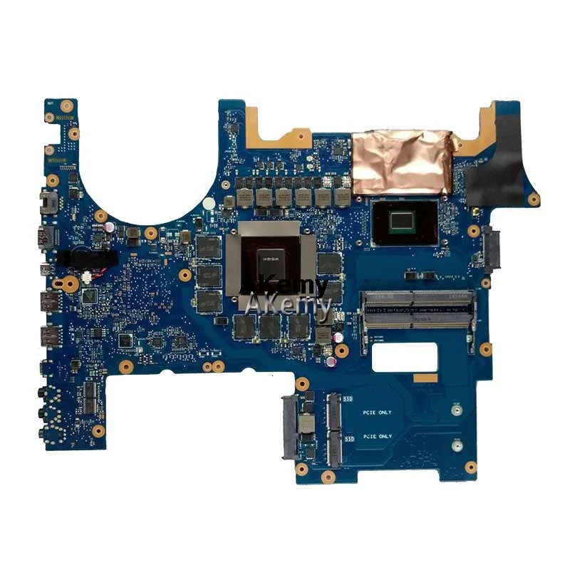 Akemy G752VS Mianboard For Asus G752VM G752VML G752VS G752VSK Motherboard i7-6700HQ GTX 1070M/8GB GPU 100% Work
