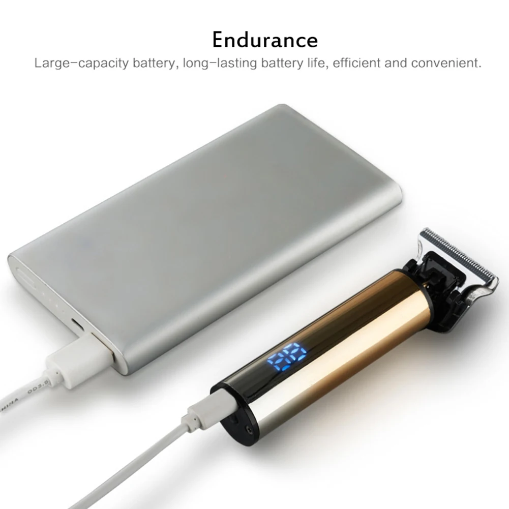 

Electric Hair Clipper LCD Digital Display Hair Trimmer For Men Rechargeable Electric Shaver Barber Hair Cutting Machine For Men