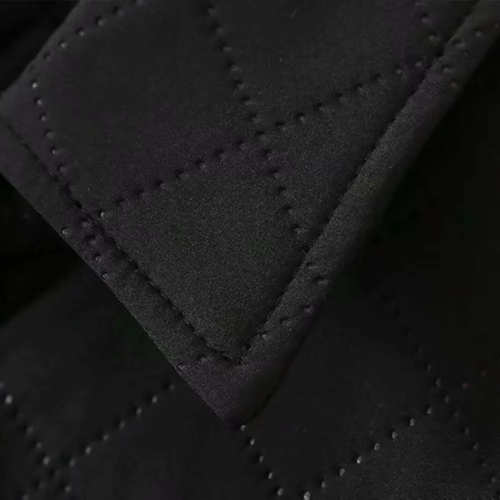 

Za Women 2021 New Fashion Loose Padded Snaps cotton shirt Jacket Coat Vintage Long Sleeve Pockets Female Outerwear Chic Tops