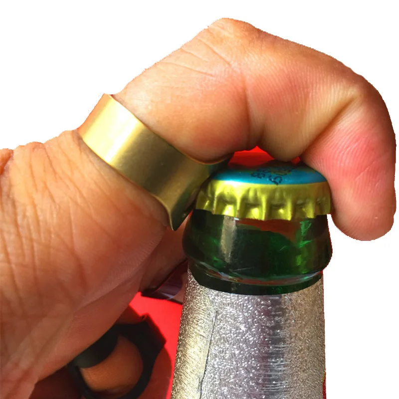 Открывалка для пива палец кольцо открывалка бутылок Flesopener Bier открытые