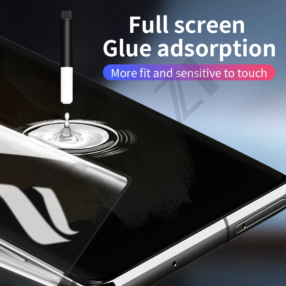 

3/2/1Pcs UV tempered glass film for Samsung Galaxy note 20 10 pro s21 Ultra s20 s10 5G s9 s8 plus phone screen protector Glass