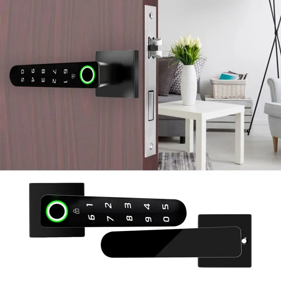 Умный полупроводниковый электронный замок со сканером отпечатков пальцев и