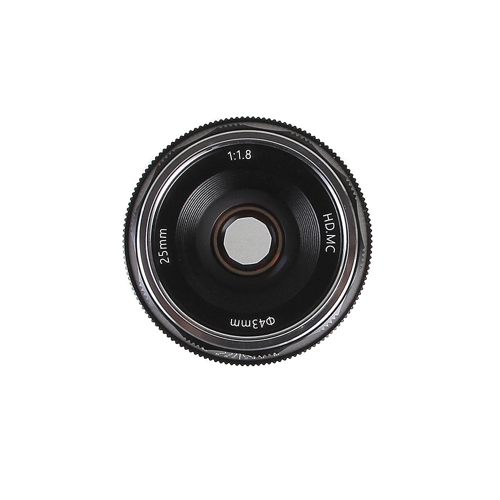 25 мм F1.8 Prime объектив ручной фокусировки MF для Panasonic Olympus MFT M4/3 крепление GH4 GM1 GX8 G7 G9 камера