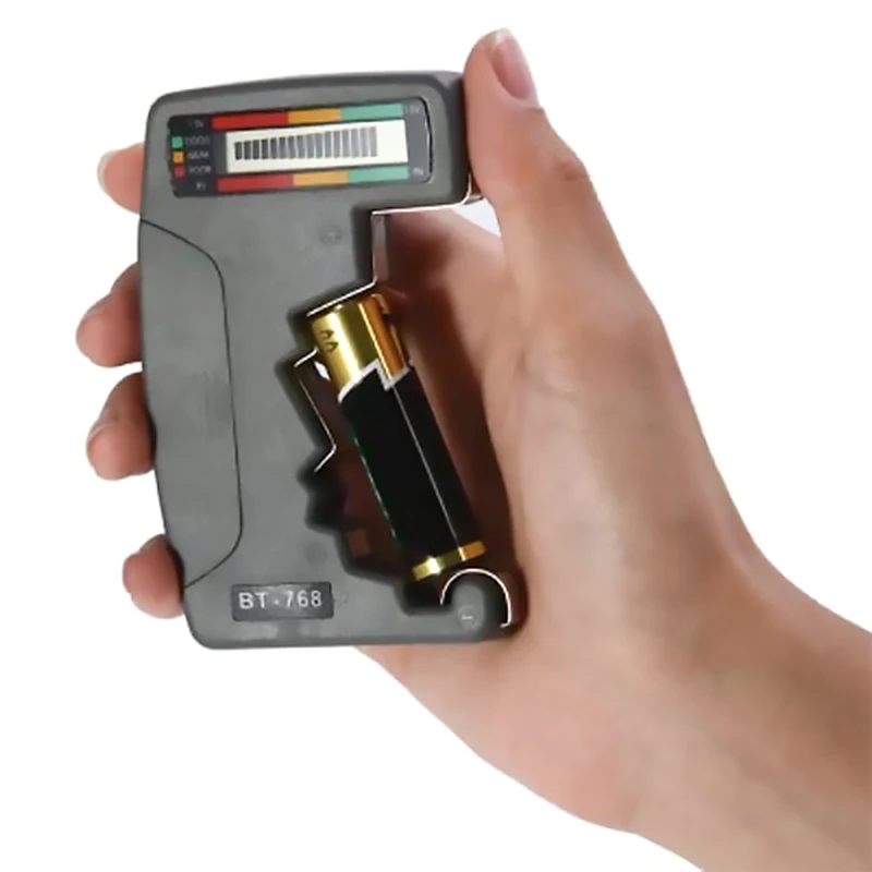 

Универсальный BT-768 цифровой ЖК-тестер сухих аккумуляторов, тестер питания, Ferramenta, цифровой дисплей, измерительный прибор