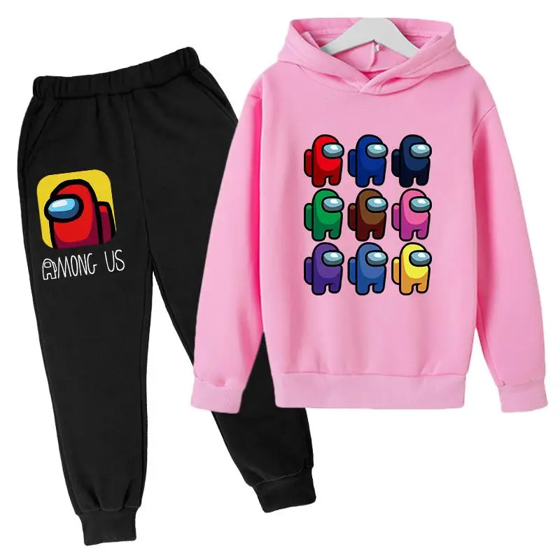 

2021 Hot kids Sweatshirt Boys Hoodies Impostor Cotton Streetwear New Video Game Girls Autumn Pullover baby 5-14 Years