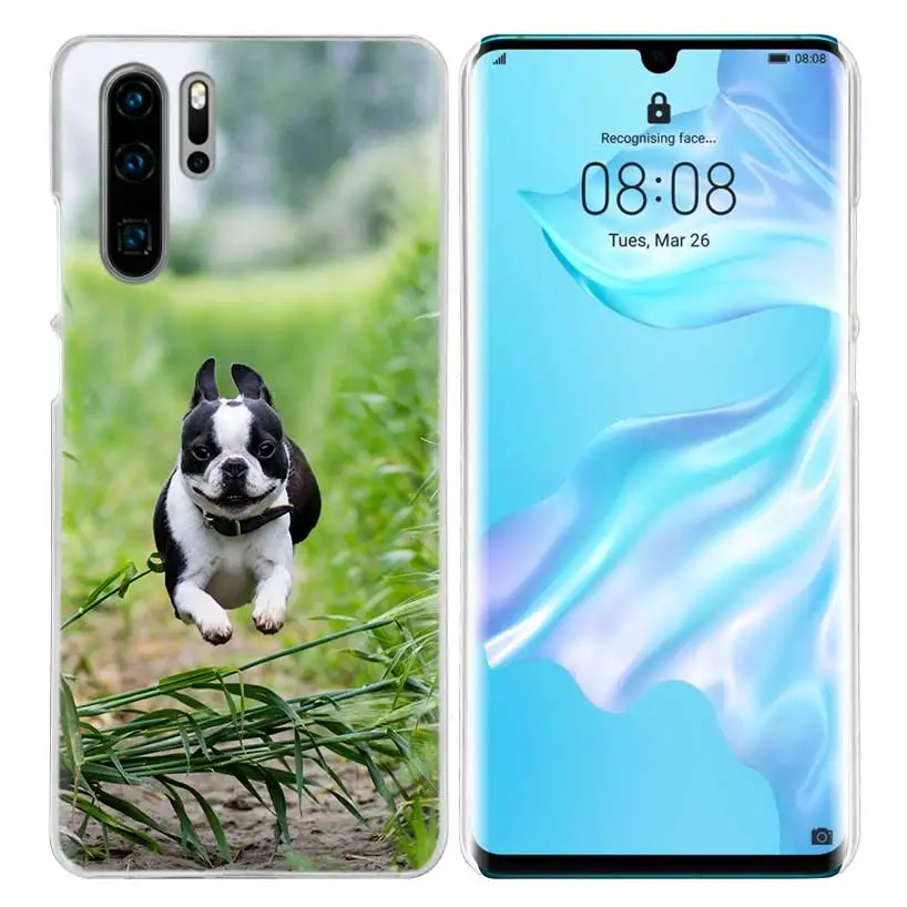 Французский бульдог чехол для huawei mate 30 20 10 P20 P30 Lite Pro P Smart Y9 Prime Honor 8A 8X 10i PC Чехлы для телефона