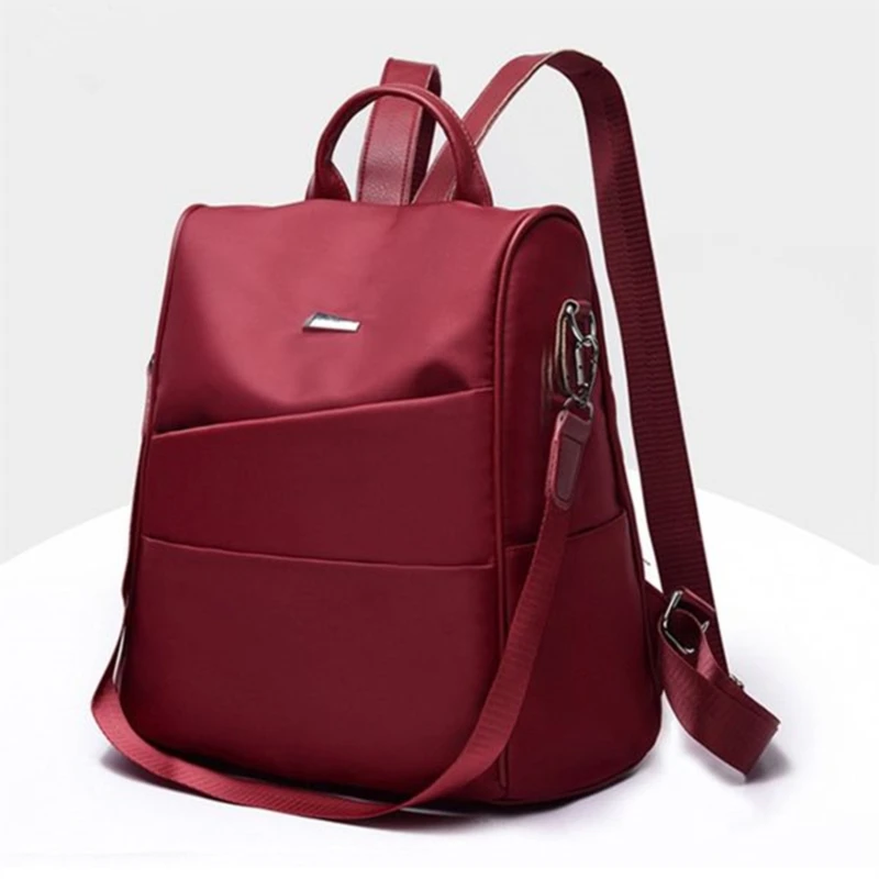 

Female Casual Backpack Korean Travel Tote Package Leisure Fashion Waterproof Oxford School Bags Outdoor Multifunctional Bag