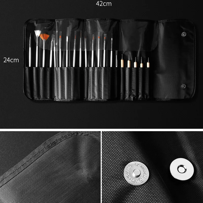 20 шт. Профессиональный Маникюр УФ гель Кисть ручка прозрачный акриловый дизайн