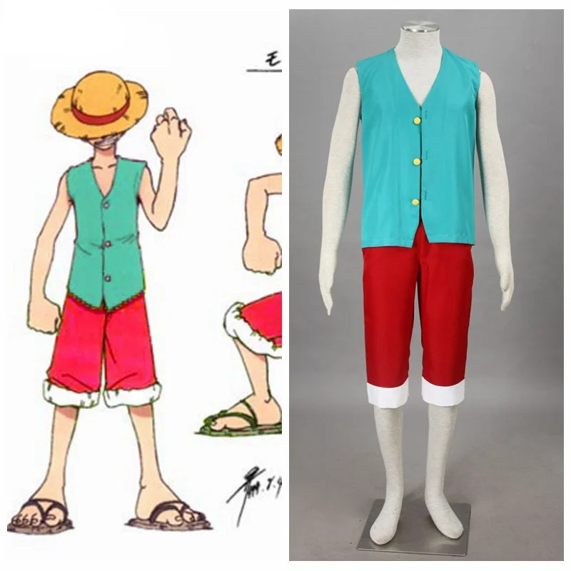 

Аниме One Piece Monkey D. Костюм для косплея Luffy на Хэллоуин