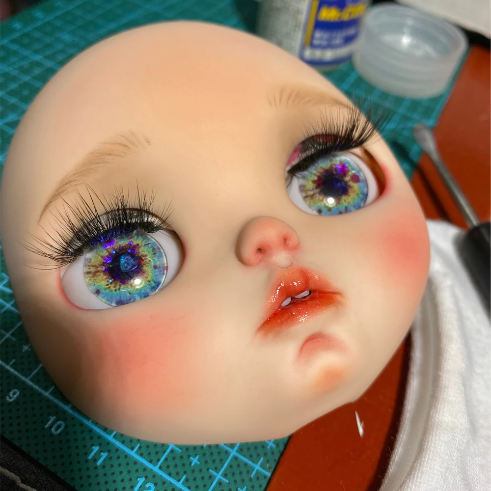 Blyth кукольная лицевая пластина для diy вашего макияжа blyth включая заднюю панель