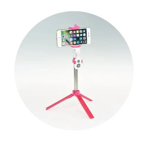 Stick selfie tripod bluetooth pink for HiSense Infinity H20 | Мобильные телефоны и аксессуары
