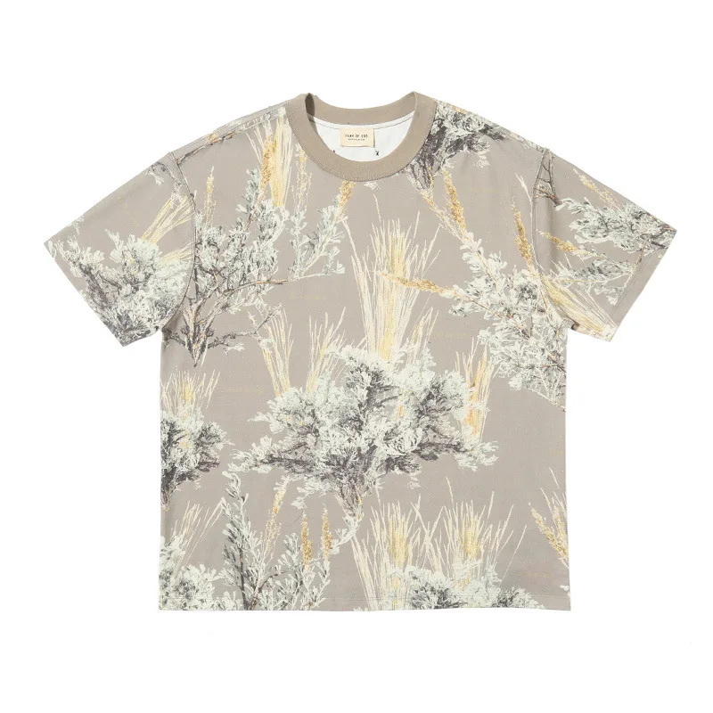 

Feel of God fog 6th Season 6 main line flower grassland short sleeve T-shirt grassland soul camouflage