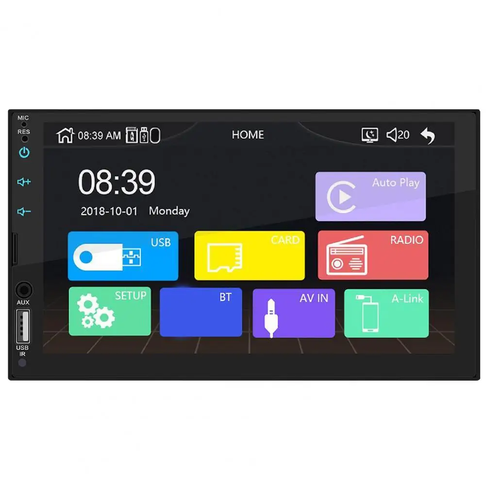 

X2 Car MP5 Player Bluetooth 7inch full Touch Screen Carplay Mirror Link Reverse Image Integrated Display Car radio with screen