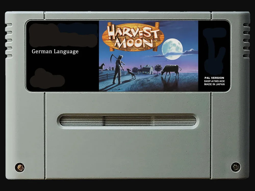 

16-битные игры ** Harvest Moon (немецкая версия! Немецкий язык!)