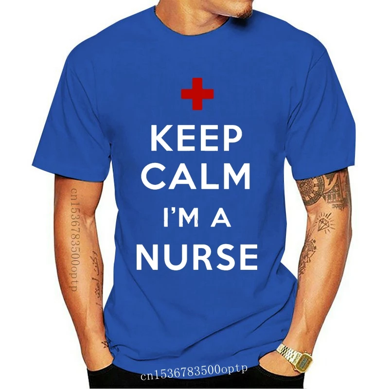 

New Gift For Nurse T-Shirt Keep Calm And Nurse ON T-Shirt NCLEX Tee Shirt