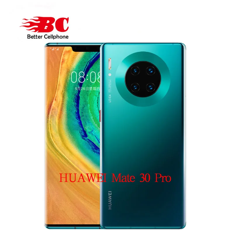Оригинальный смартфон Huawei Mate 30 Pro Android 10 0 экран 6 62 дюйма 2340 × 1080P 4200 мАч Kirin 990 Leica три