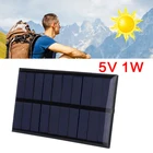 Cewaal высокоэффективные солнечные батареи для путешествий кемпинга на открытом воздухе USB солнечная панель зарядное устройство 1 вт 5 в 100 мач портативный дом