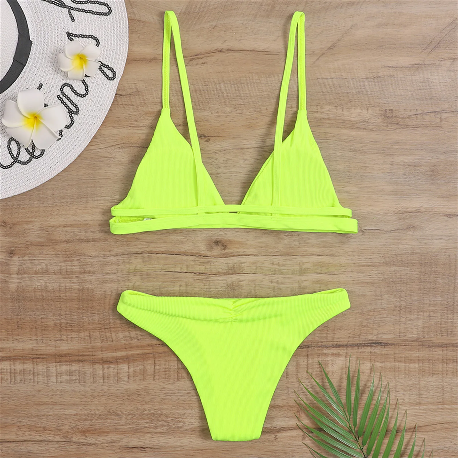 

Women Diamond Decoration Bikini Set Push Up Swimsuit Beachwear Padded Swimwear Push Up Swim Suit Beach Female Swimsuit Swimming