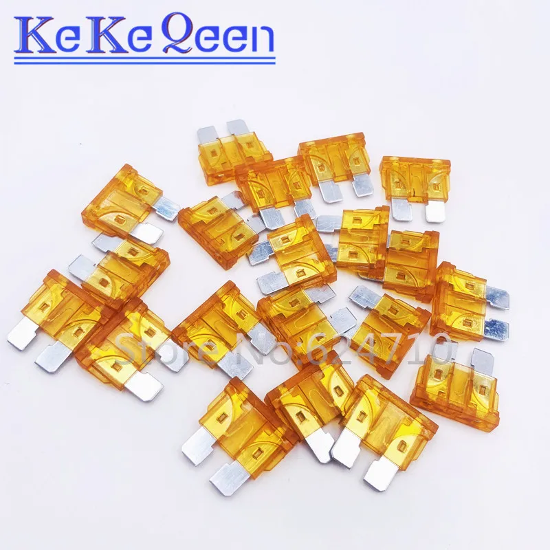 100 шт. средний автомобильный предохранитель среднего размера высококачественный