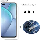 Защитная пленка 2 в 1 для объектива камеры Infinix Zero 8 8i, 6,85 дюйма, закаленное стекло 9H 2.5D
