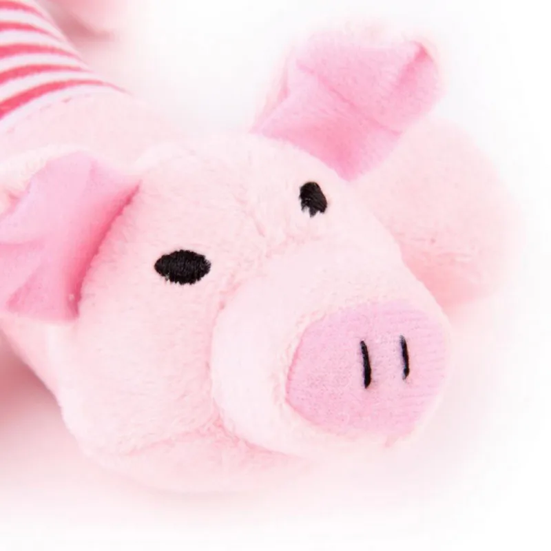 

Pet Removal Boredom Stripes Animals Shapes Squeaky Plush Chew Toys for Small Medium Large Dogs